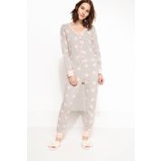 Defacto I3310AZ18SPGR210 Kadın Pijama Tulum