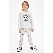 DeFacto L0418A619SMWT34 Erkek Çocuk Pijama Takımı
