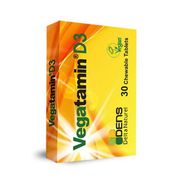 Dens Delta Naturel 30 Tablet Vegatamin D3 Vitamini Çiğneme Tableti