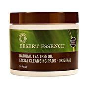Desert Essence 50'li Çay Ağacı Özlü Yüz Temizleme Pedleri