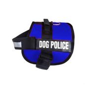 Dog Police 75-60 cm Mavi Medium Köpek Göğüs Tasması