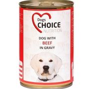 Dogs Choice Biftekli Pate 24x400 gr Konserve Köpek Maması