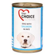 Dogs Choice Somonlu Pate Konserve Köpek Maması 24 x 400gr