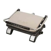 Dökümix DT 30 Döküm 1800 W 2 Adet Pişirme Kapasiteli Teflon Çıkarılabilir Plakalı Izgara ve Tost Makinesi İnox