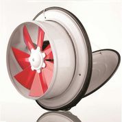 Dündar 16cm Çaplı K16 1500d 230 220 Volt Monofaze Kapaklı Pencere Tipi Aksiyal Fan Aksiyel Aspiratör