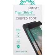 eSTUFF ES501120 iPhone 6/6S/7/8 1 adet (S) Screen Protector – Ekran (Cep telefonu/akıllı telefon, Apple, iPhone 6/6S/7/8, temperli cam, 0.3 mm, 1 PC (S))