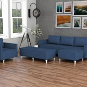 Evdemo Belinay Mavi Köşe Koltuk Takımı