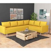 Evdemo Buket Sarı Köşe Koltuk Takımı