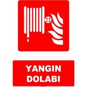 Evim Shopping AT 1146 Yangın Dolabı Uyarı Levhası
