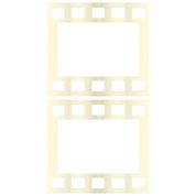 EXCEART Film Serit Fotograf Çerçevesi Altin Tarafta Film Serit Tasarim Ile Akrilik Fotograf Çerçevesi Ev Duvar Süslemeleri 2Pcs