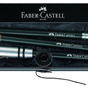Faber-Castell 118351 - Mükemmel Kurşun Kalem, Hediye Paketi Dahil, Sertlik Derecesi B, Gövde Rengi: Siyah/Gümüş