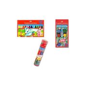 Faber-Castell Pastel Boya + Sulu Boya Seti + Kuruboya 12'li