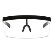 Face Shield Visor Sunglasses Oversize Safety Face Cover Half Face Protective Visor Sun Protection Goggles Large Mirror Outdoor Sun Glasses