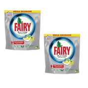 Fairy Platinum Limon Kokulu 2x90 Yıkama Çoklu Paket Bulaşık Makinesi Tableti