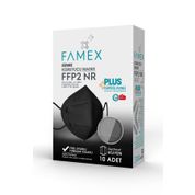 Famex FFP2 N95 10'lu Siyah Maske