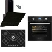 Ferre Black Pruza 7002 + KA012 + SSPR600 Ankastre Set