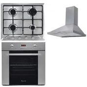 Ferre Lefkoşe BE6 LD İnox Ankastre Fırın - FMP 600/STP 600 İnox Davlumbaz - 640 CE İnox Ankastre Ocak Ankastre Set