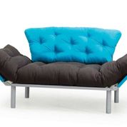 Futon Ege Kahve İkili Kanepe