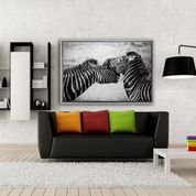 Giyense 506 Beyaz Çerçeveli 60x40 cm Kanvas Tablo