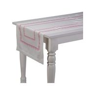 Goldmaster KT-115 50x150 cm Kahvaltı Takımı İçin Pembe Dantel Runner