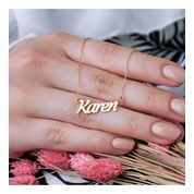 Grandhanra Silver İsimli Kolye 24 Ayar Has Altın Kaplama 925 K Gümüş Kolye