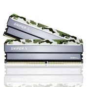 GSKILL SniperX Orman Kamuflaj DDR4-3200Mhz CL16 16GB (2X8GB) DUAL (16-18-18-38) 1.35V F4-3200C16D-16GSXFB