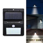Güneş Enerjili 20 Ledli Sensörlü Duvar Tipi Solar Lamba