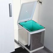 Gürcay Hırdavat Dolap İçi Raylı Çöp Kovası