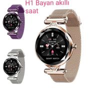 H1 Bayan Akıllı Saat Su Geçirmez Tüm Cihazlara Uyumlu