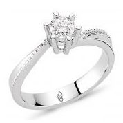 Harem Altın RM30062 18 Ayar Altın 0.30 Ct Pırlanta Tektaş Yüzük