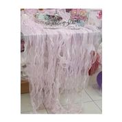 Hayaller HD4129 Dükkanı Pembe Organze Runner HD4129
