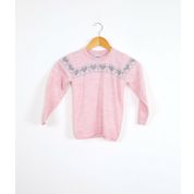 Haylazy Pembe Triko Kız Çocuk Kazak
