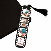 Hediye Rengi İsme Özel Fotoğraf Baskılı Film Şeridi Kitap Ayracı