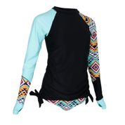 Hellery Yaz Beachwear uzun kollu plaj iç giysisi plaj modası bikini setleri kadınlar için Açık mavi Xxxl 3XL