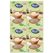Hero Baby 4x200 gr Sütlü Peynirli Pekmezli 8 Tahıllı Kaşık Maması