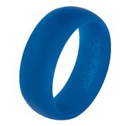 Honorgear silikon düğün yüzüğü, aktif erkekler için, sporcular, rahat kalıp ve cilt güvenli, zehirsiz, antibakteriyel, gece mavisi