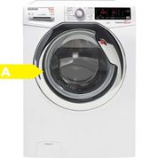 Hoover WDXA 4118AH/1-17 A Sınıfı 11 Kg Yıkama 8 Kg Kurutma 1400 Devir Kurutmalı Çamaşır Makinesi Beyaz