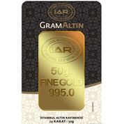 İar 50 gram Külçe Altın 24 Ayar