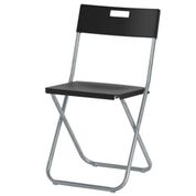 IKEA Gunde Siyah Katlanabilir Sandalye