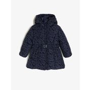 Koton 0KMG07216OW02C Kapüşonlu Kız Çocuk Kaban