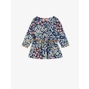 Koton 0KMG89091ZW05U Desenli Kız Çocuk Elbise