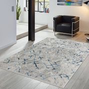 Koza 35026A Geometrica Mavi Akrilik 120x180 cm Halı