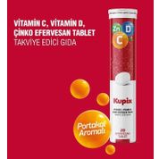 Kupix Portakal Aromalı Efervesan Vitamin Tablet