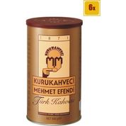 Kurukahveci Mehmet Efendi 6x500 gr Teneke Kutu Türk Kahvesi