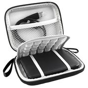 Lacdo (TM) için, sert, su geçirmez, darbeye dayanıklı, EVA-Kılıf/fotoğraf makinesi çantası Western Digital WD My Passport Studio Ultra Slim Essential WD Elements taşınabilir SE sabit disk, 500 GB, 1 TB, 2 TB, USB 3.0) Mac Portabl 6,35 cm için harici sabit