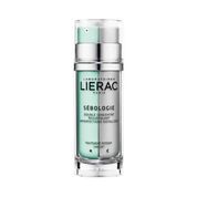 Lierac Sebologie Double Concentrate 2x15 ml Pürüzlü Ciltler İçin Yoğun Bakım Sunan Çift Etkili Gece Kremi