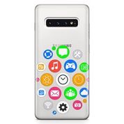 Lopard 539322 Samsung Galaxy S10 Plus Akıllı Saat Desenli Arka Kapak Korumalı Silikon Cep Telefonu Kılıf
