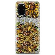 Lopard 540702 Samsung Galaxy S20 Plus Palamut Doodle Desenli Arka Kapak Korumalı Silikon Cep Telefonu Kılıf