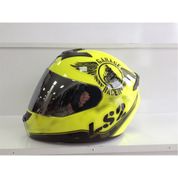 LS2 FF352 Fan Neon Sarı Motosiklet Kaskı