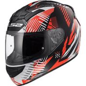 LS2 FF352 Infınıte Siyah-Kırmızı Kask
